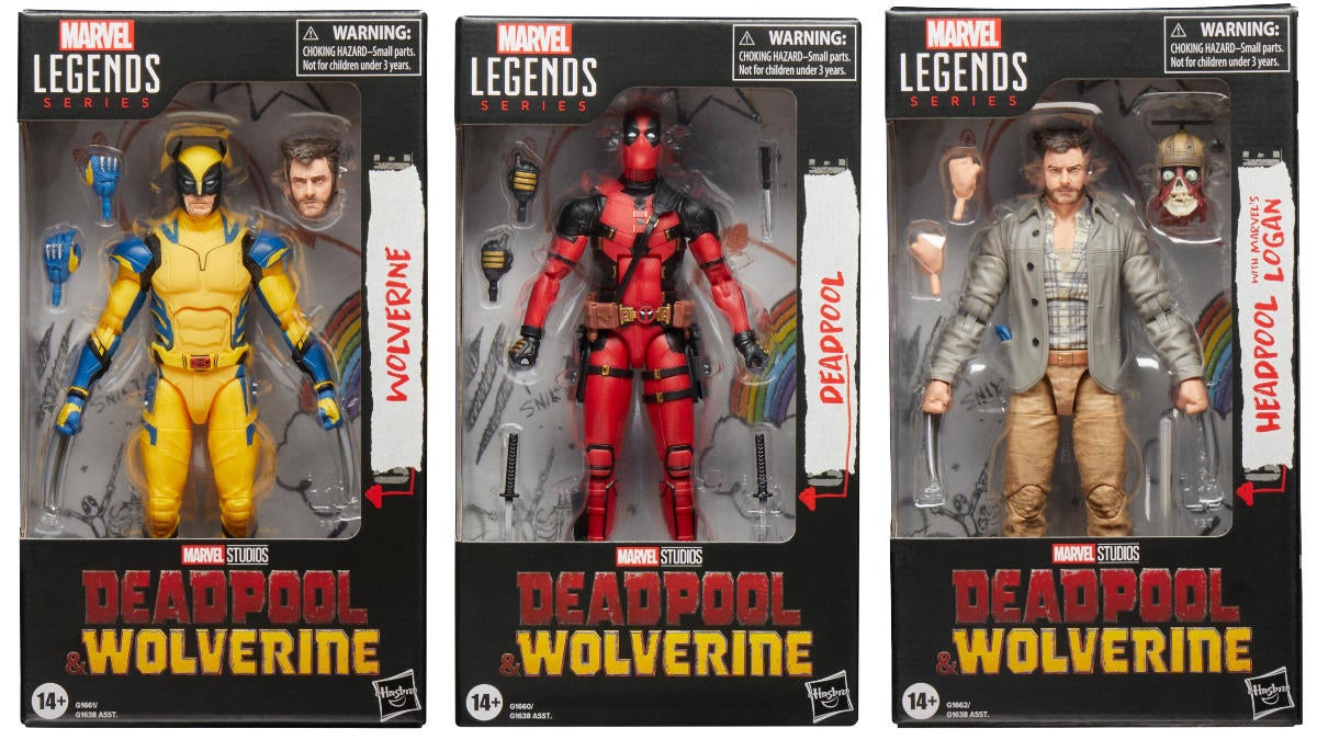 Marvel Legends Deadpool & Wolverine Figures…