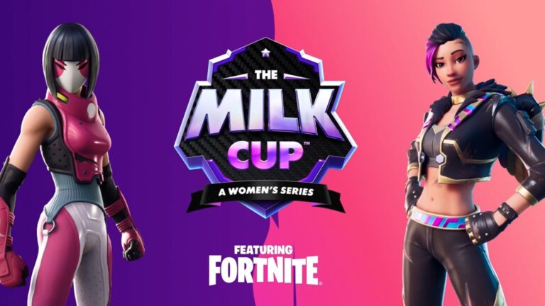 Finals of the Milk Cup, an All-Women’s Fortnite LAN Event