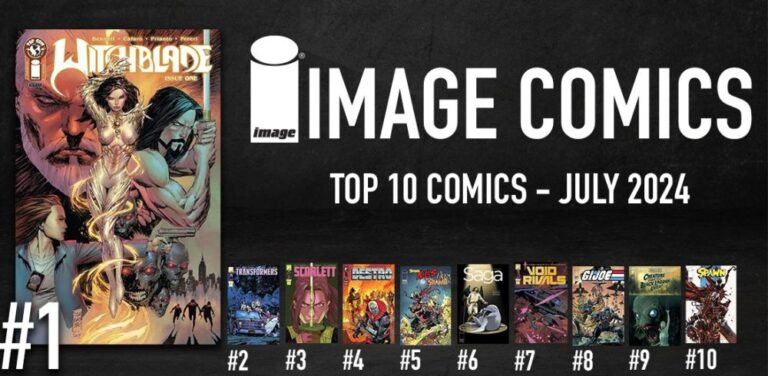 Top 10 Image Comics and Books for July