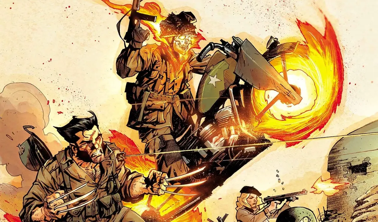 Ghost Rider ’44 Shreds WWII Scene