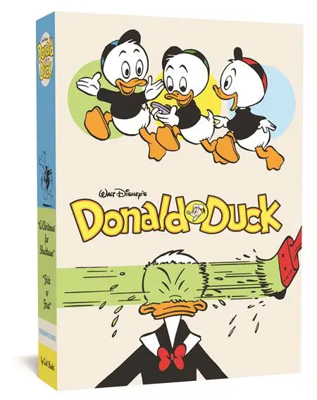 WALT DISNEYS DONALD DUCK GIFT BOX SET A CHRISTMAS FOR SHACKTOWN & TRICK OR TREAT VOLS 11 & 13 HC