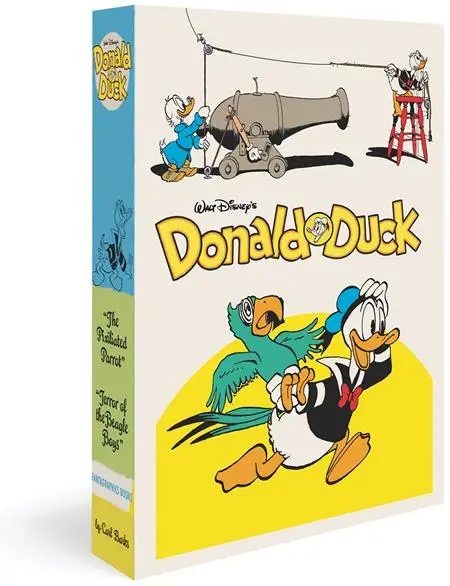 WALT DISNEYS DONALD DUCK GIFT BOX SET THE PIXILATED PARROT & TERROR OF THE BEAGLE BOYS VOLS 09 & 10 HC
